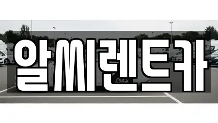 경기도 의정부시 금오동 단기렌트카 전문 알씨렌트카