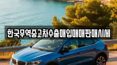 경기도 파주시 야당동 중고차매입 전문 한국무역중고차수출매입매매판매시세