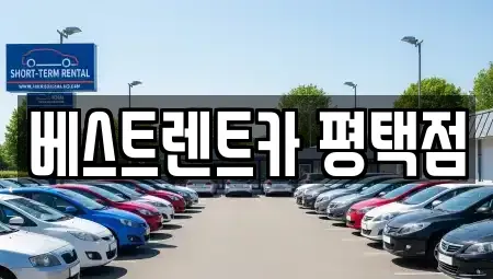 경기도 평택시 단기렌트카 전문 베스트렌트카 평택점