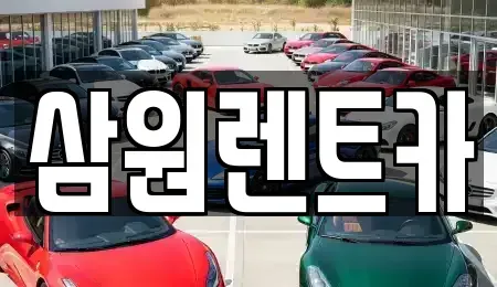 경기도 하남시 감이동 렌트카 전문 삼원렌트카