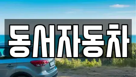 경남 양산시 용당동 중고차 전문 동서자동차