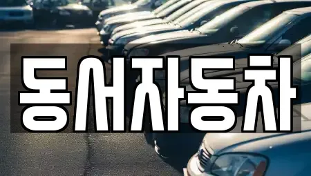 경남 진주시 신안동 중고차매매 전문 동서자동차