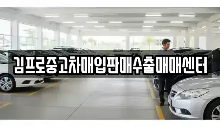 경남 창원시 마산합포구 예곡동 중고차매입 전문 김프로중고차매입판매수출매매센터