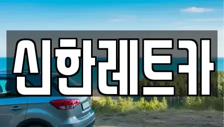 경남 창원시 마산회원구 석전동 렌트카 전문 신한레트카
