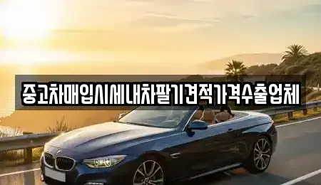 경남 창원시 의창구 중동 중고차매입 전문 중고차매입시세내차팔기견적가격수출업체