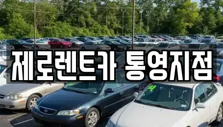 경남 통영시 명정동 렌트카 전문 제로렌트카 통영지점