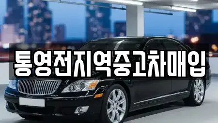 경남 통영시 명정동 중고차매입 전문 통영전지역중고차매입