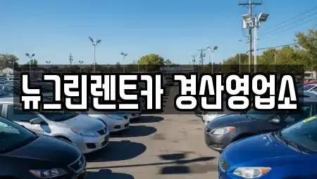 경북 경산시 삼북동 렌트카 전문 뉴그린렌트카 경산영업소