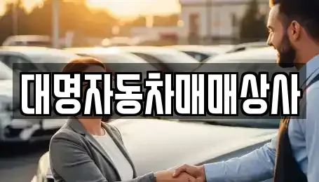 경북 경주시 효현동 중고차 전문 대명자동차매매상사