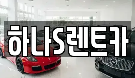 경북 고령군 운수면 렌트카 전문 하나S렌트카