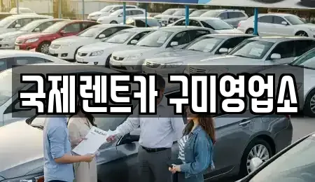경북 구미시 시미동 렌트카 전문 국제렌트카 구미영업소
