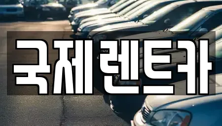 경북 구미시 시미동 렌트카 전문 국제렌트카