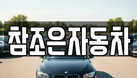 경북 상주시 개운동 중고차 전문 참조은자동차