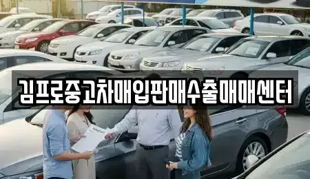 경북 안동시 정하동 중고차매입 전문 김프로중고차매입판매수출매매센터