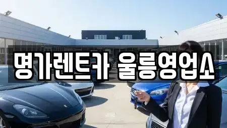 경북 울릉군 울릉읍 렌트카 전문 명가렌트카 울릉영업소