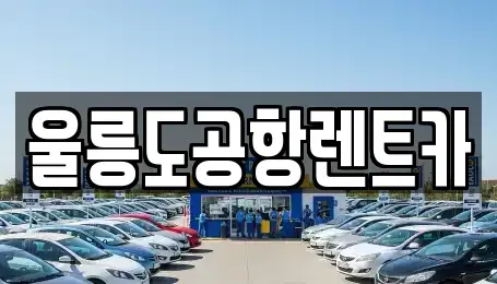 경북 울릉군 울릉읍 렌트카 전문 울릉도공항렌트카