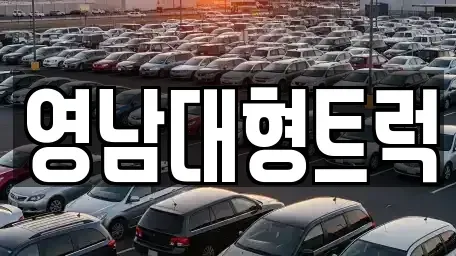 경북 칠곡군 지천면 중고차매매 전문 영남대형트럭