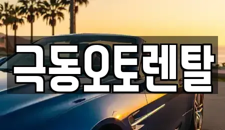 경북 포항시 남구 송내동 렌트카 전문 극동오토렌탈