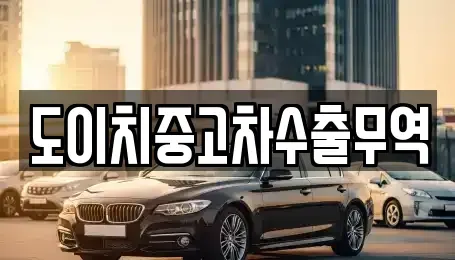 경북 포항시 북구 신흥동 중고차매매 전문 도이치중고차수출무역