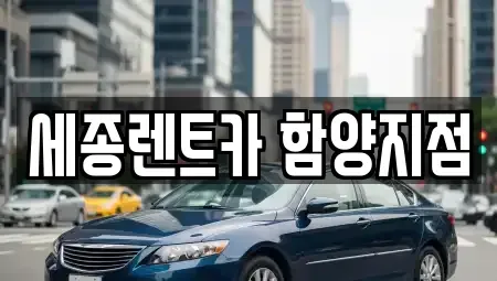 경상남도 거창군 렌트카 전문 세종렌트카 함양지점