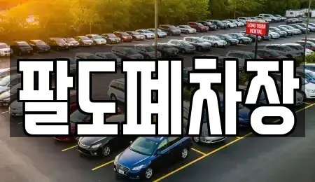 경상남도 사천시 곤양면 중고차 전문 팔도폐차장
