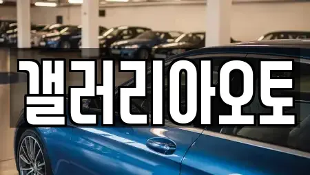 경상남도 진주시 초전동 중고차매매 전문 갤러리아오토