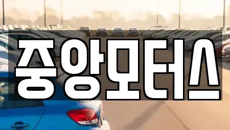 경상남도 창원시 마산합포구 월남동1가 중고차 전문 중앙모터스