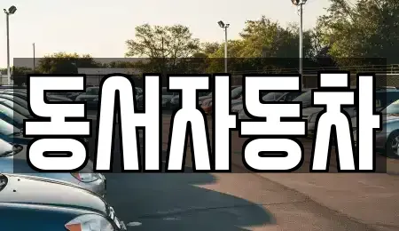 경상남도 창원시 진해구 여좌동 중고차매매 전문 동서자동차