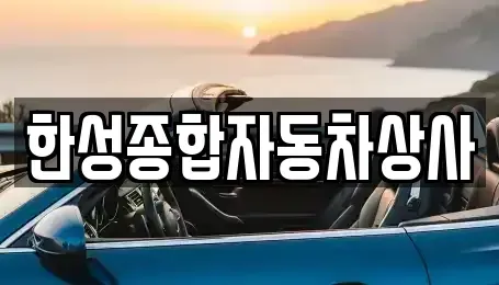 경상북도 경산시 임당동 중고차매매 전문 한성종합자동차상사