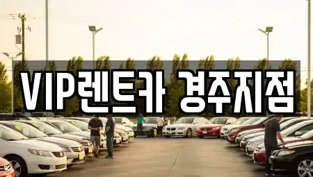 경상북도 경주시 동부동 렌트카 전문 VIP렌트카 경주지점