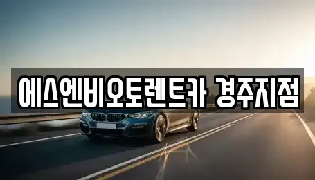 경상북도 경주시 동부동 렌트카 전문 에스엔비오토렌트카 경주지점