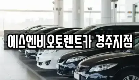경상북도 경주시 동천동 렌트카 전문 에스엔비오토렌트카 경주지점