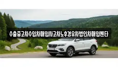 경상북도 구미시 구포동 중고차매입 전문 수출중고차수입차매입사고차노후경유차법인차매입센타