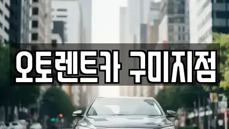 경상북도 구미시 상모동 렌트카 전문 오토렌트카 구미지점
