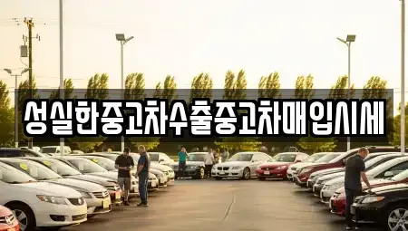 경상북도 구미시 상모동 중고차 전문 성실한중고차수출중고차매입시세