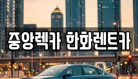경상북도 구미시 형곡동 렌트카 전문 중앙렉카 한화렌트카