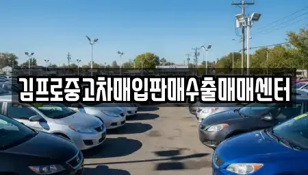 경상북도 봉화군 중고차매입 전문 김프로중고차매입판매수출매매센터