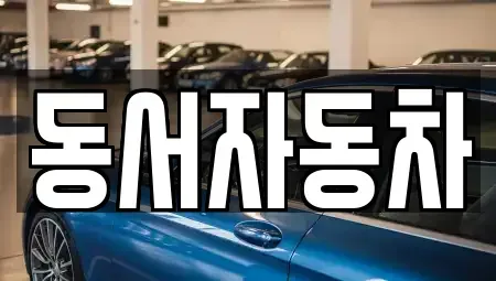 경상북도 상주시 남성동 중고차 전문 동서자동차