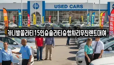 경상북도 안동시 이천동 렌트카 전문 카니발쏠라티15인승솔라티승합차리무진렌트대여