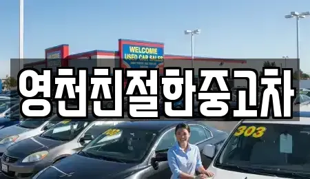 경상북도 영천시 도동 중고차 전문 영천친절한중고차