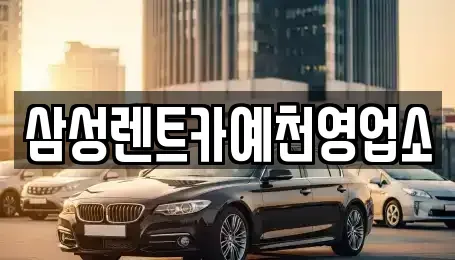 경상북도 예천군 호명읍 렌트카 전문 삼성렌트카예천영업소