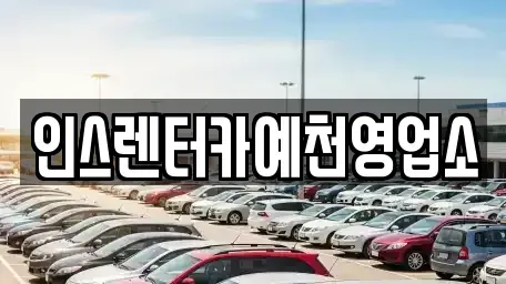 경상북도 예천군 호명읍 렌트카 전문 인스렌터카예천영업소