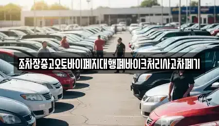 경상북도 포항시 남구 구룡포읍 중고차 전문 조차장중고오토바이폐지대행폐바이크처리사고차폐기
