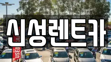 광주 광산구 소촌동 렌트카 전문 신성렌트카
