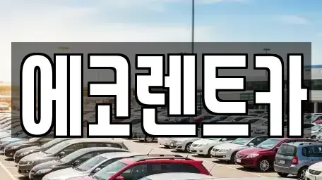 광주 남구 칠석동 렌트카 전문 에코렌트카