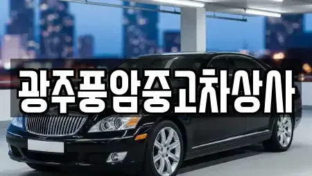 광주 남구 칠석동 중고차매매 전문 광주풍암중고차상사