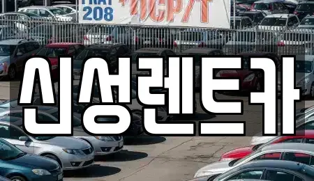 광주 북구 문흥동 렌트카 전문 신성렌트카