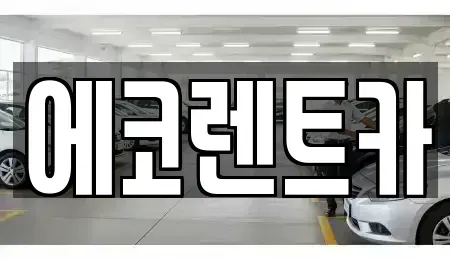 광주 북구 문흥동 렌트카 전문 에코렌트카