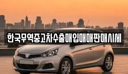 광주 서구 동천동 중고차매매 전문 한국무역중고차수출매입매매판매시세