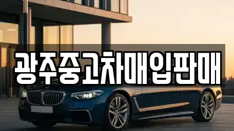 광주광역시 광산구 도천동 중고차 전문 광주중고차매입판매